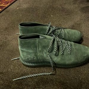 under armor shoes, 10 1/2, and green
